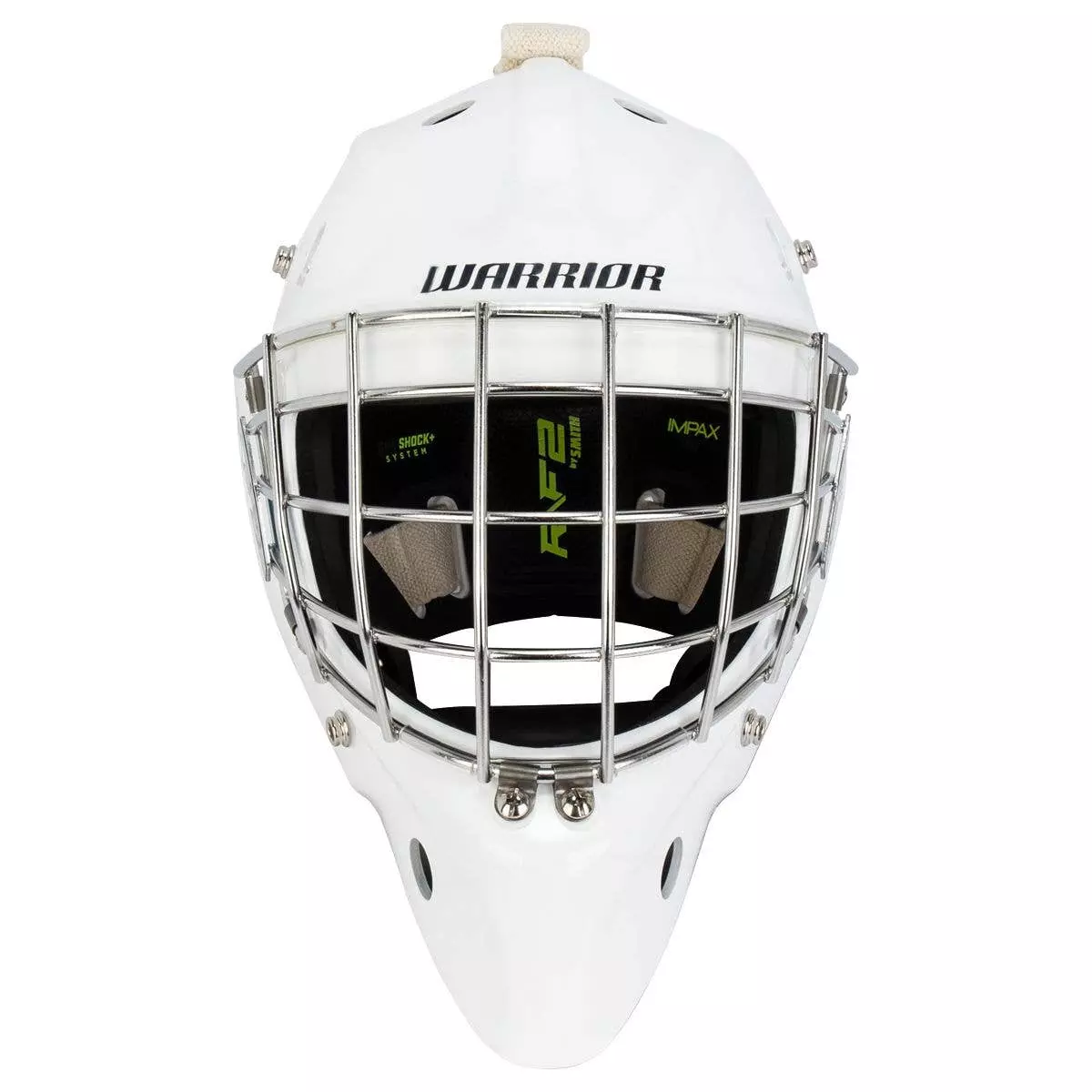 Warrior Ritual R/F2 E+ Junior Certified Straight Bar Goalie Mask - Image 3